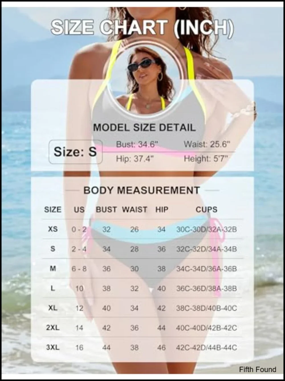 Color Block Bikini Set Supportive Wide Straps Adjustable Bottom UPF 30